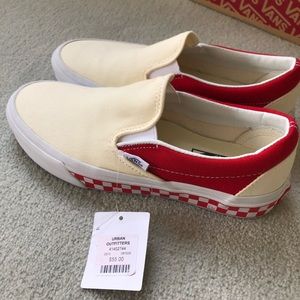 SOLD Red Checkered vans